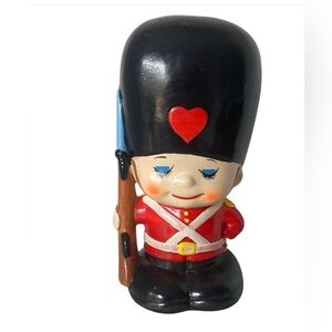 Vintage toy soldier bank